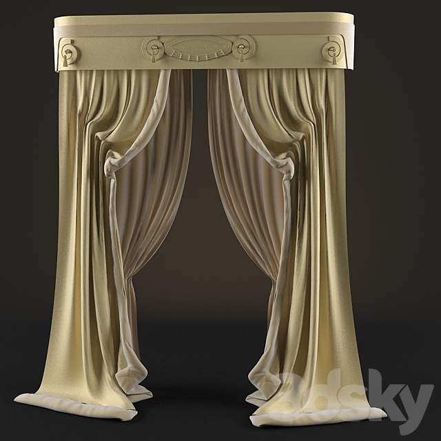 curtain 3ds Max - thumbnail 1