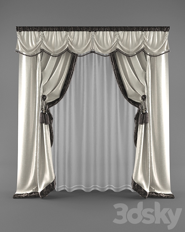 curtain 3ds Max - thumbnail 1