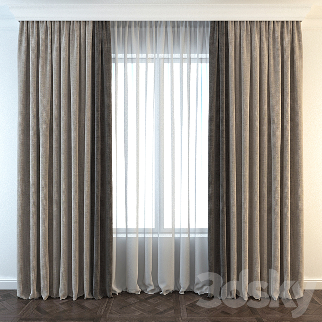 Curtain 3ds Max - thumbnail 1