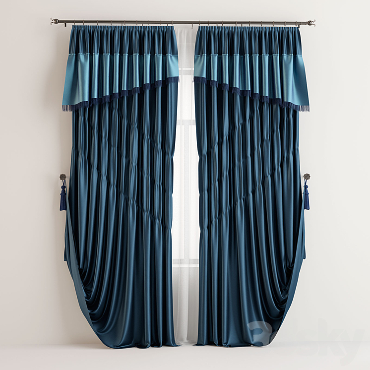 Curtain 3DS Max - thumbnail 1