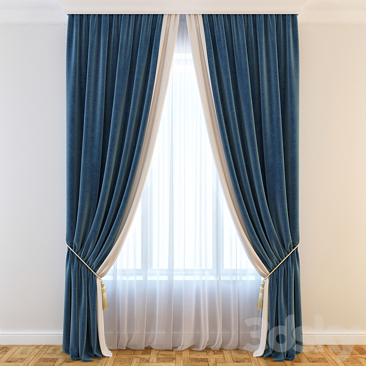 Curtain 3DS Max - thumbnail 1