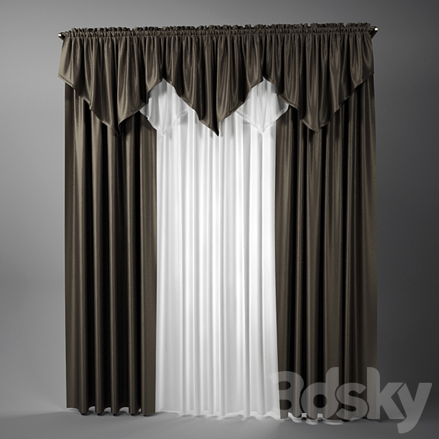 Curtain 3DSMax File - thumbnail 1