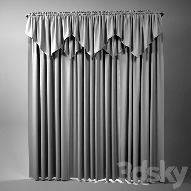 Curtain 3DSMax File - thumbnail 2