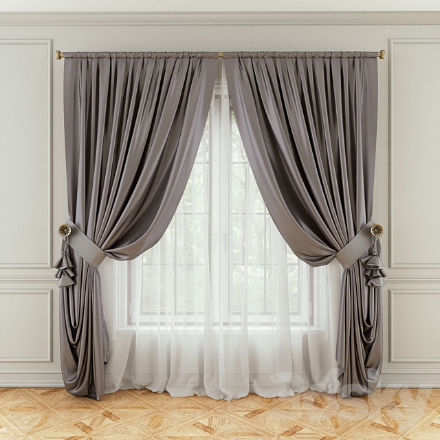 Curtain 3DSMax File - thumbnail 1