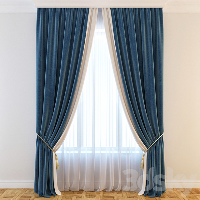 Curtain 3DSMax File - thumbnail 1