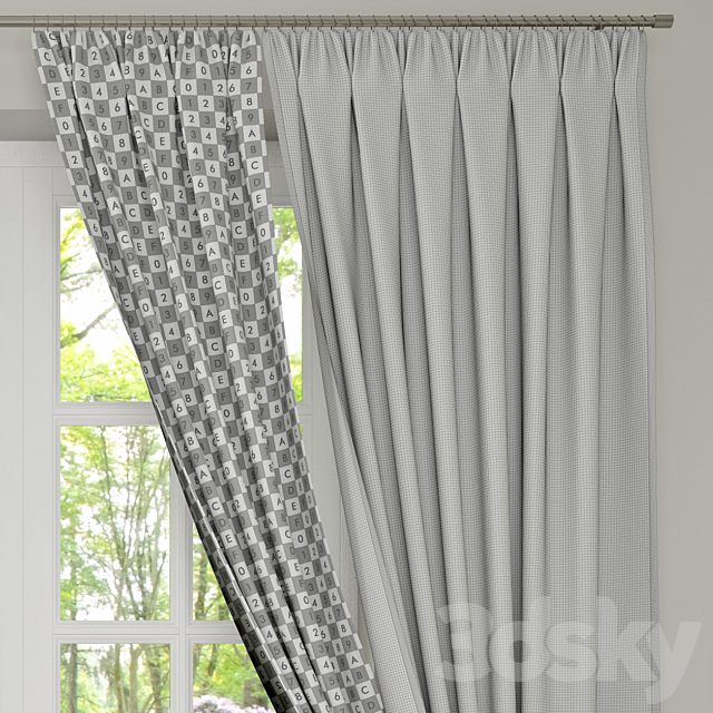 Curtain 3DSMax File - thumbnail 2