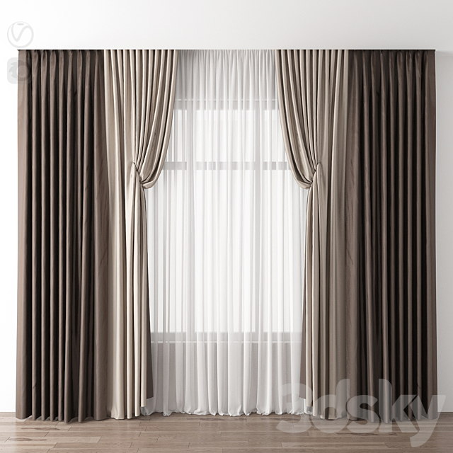 Curtain 3DSMax File - thumbnail 1