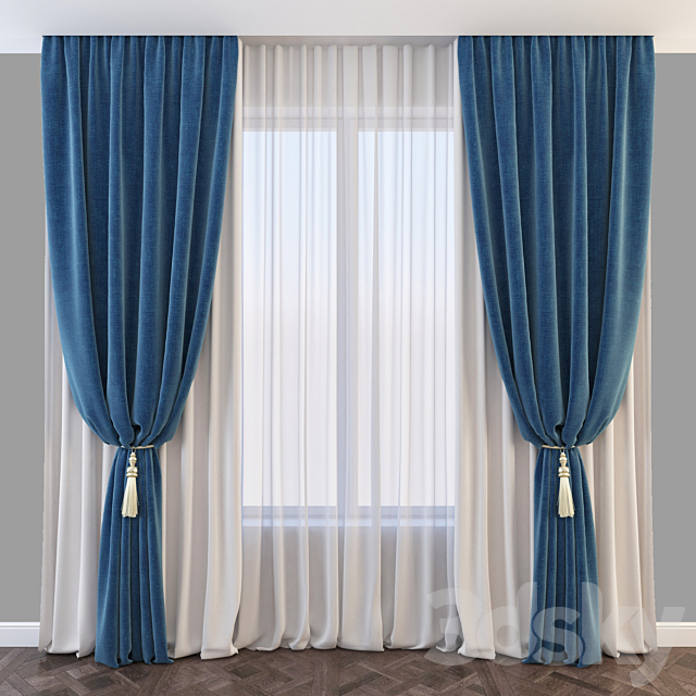 Curtain 3DSMax File - thumbnail 1