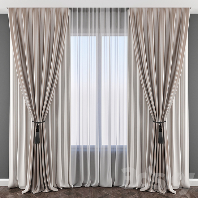 Curtain 3DSMax File - thumbnail 1