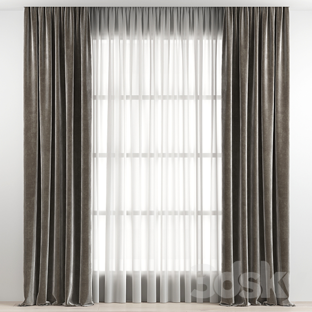 Curtain 3DSMax File - thumbnail 1