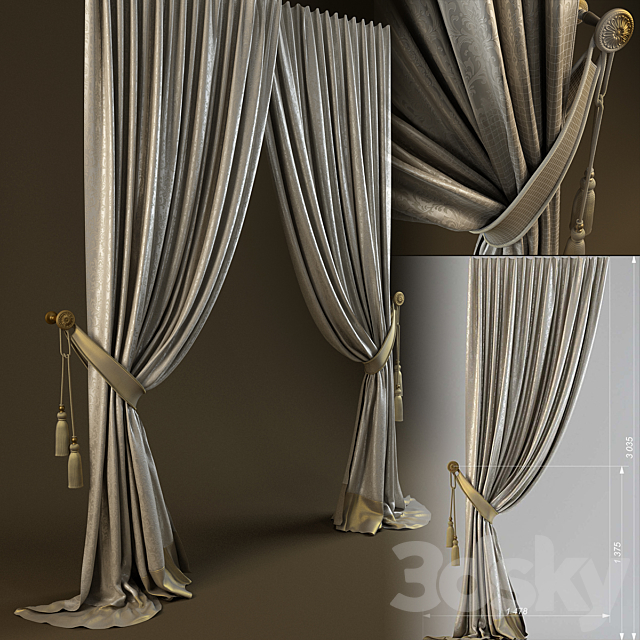 Curtain 3DSMax File - thumbnail 1