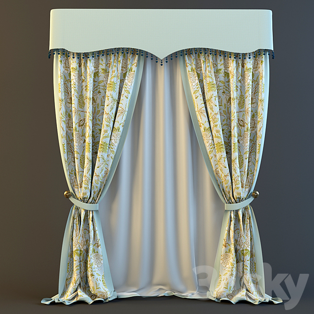 Curtain 3DSMax File - thumbnail 1