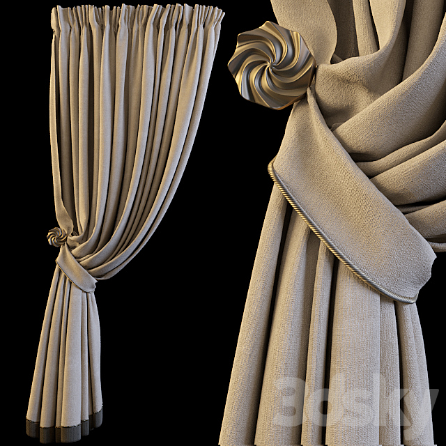 curtain 3DSMax File - thumbnail 1