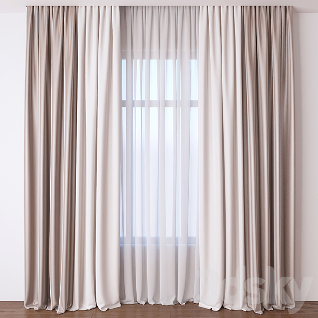 Curtain 3DSMax File - thumbnail 1