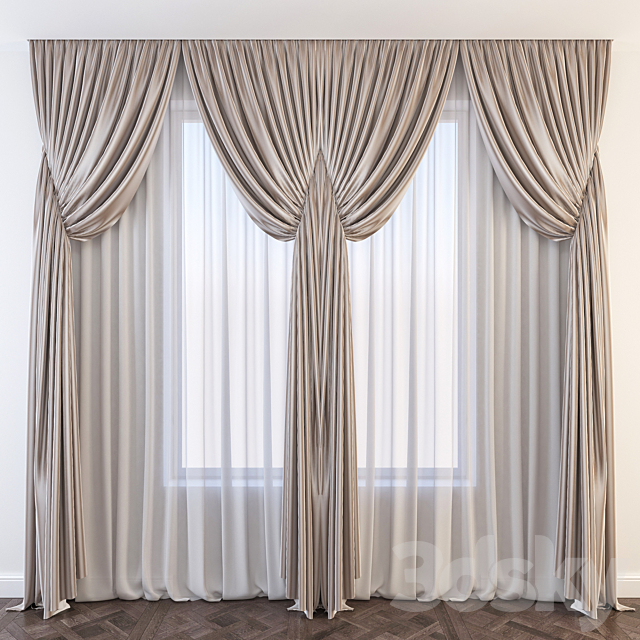 Curtain 3DSMax File - thumbnail 1