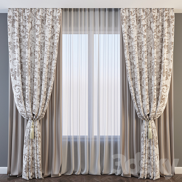 Curtain 3DSMax File - thumbnail 1