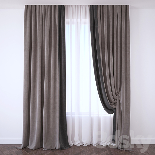 Curtain 3DSMax File - thumbnail 1