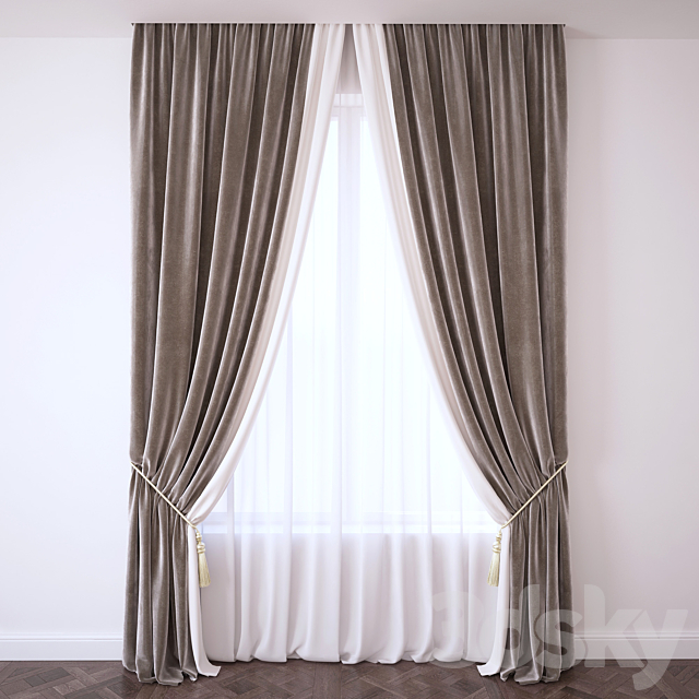 Curtain 3DSMax File - thumbnail 1