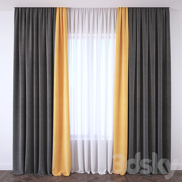 Curtain 3DSMax File - thumbnail 1