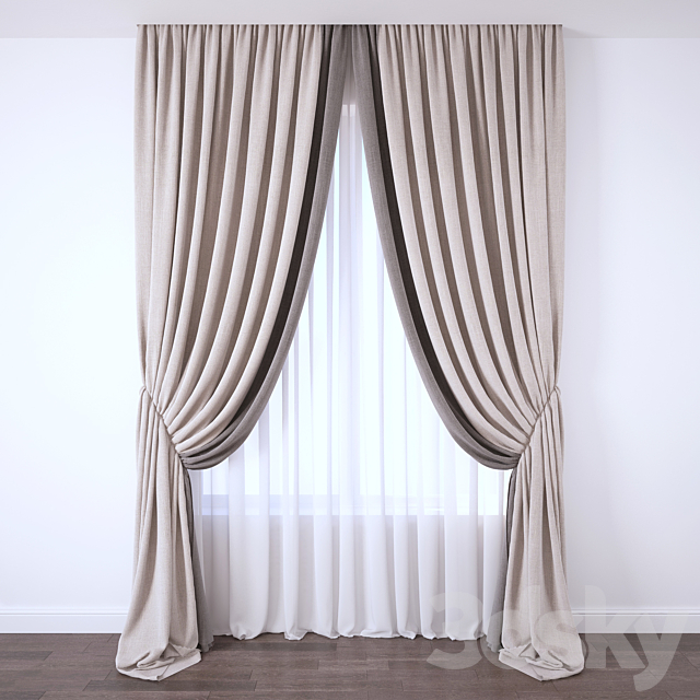 Curtain 3DSMax File - thumbnail 1