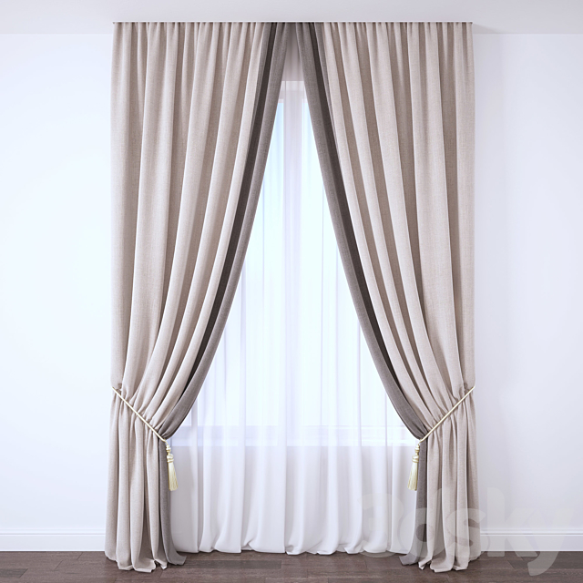 Curtain 3DSMax File - thumbnail 1