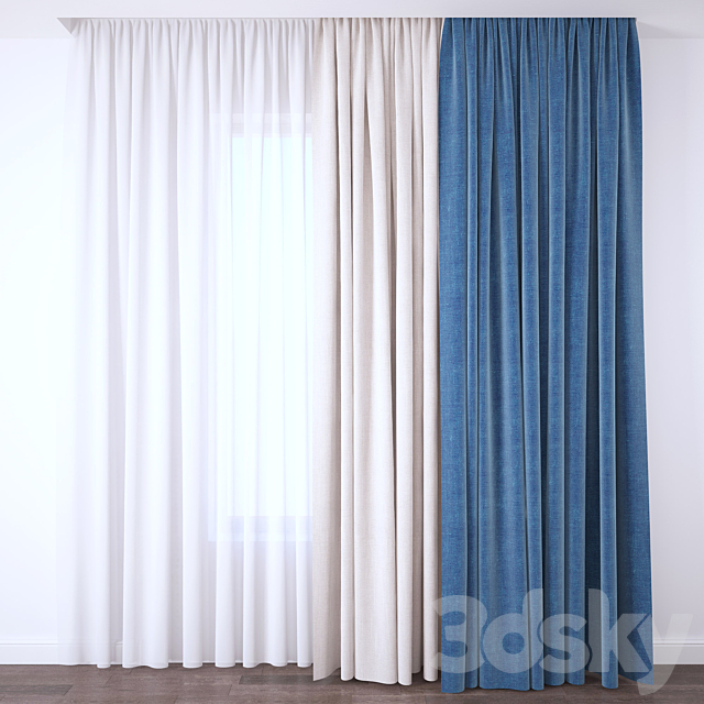 Curtain 3DSMax File - thumbnail 1