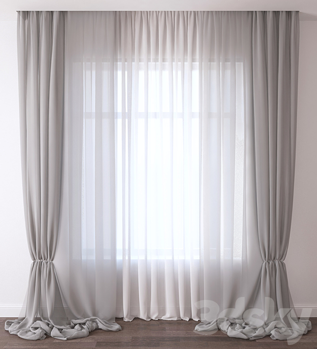 Curtain 3DSMax File - thumbnail 1