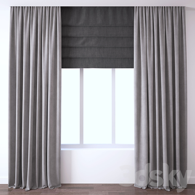 Curtain 3DSMax File - thumbnail 1