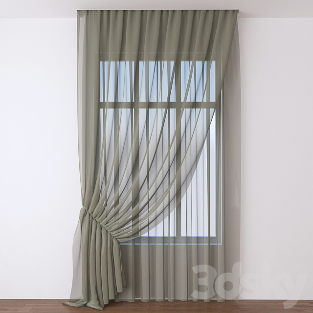 Curtain 3DSMax File - thumbnail 1