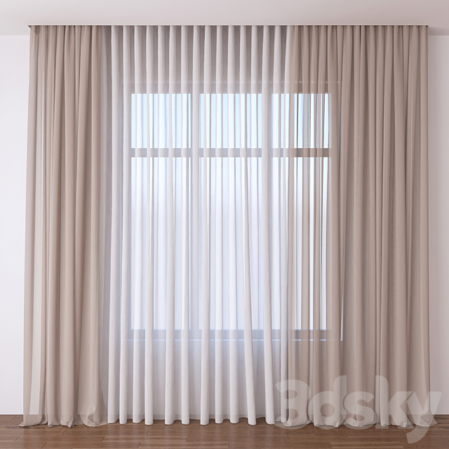 Curtain 3DSMax File - thumbnail 1