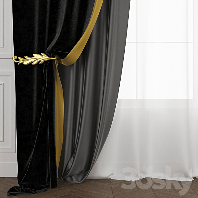 curtain 3DSMax File - thumbnail 2