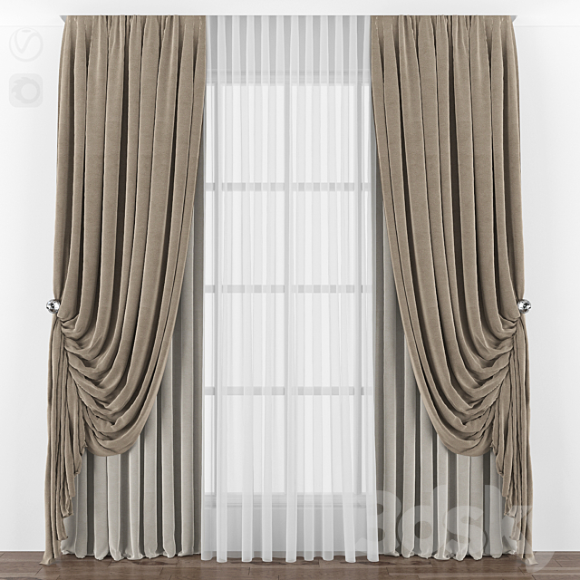 Curtain 3DSMax File - thumbnail 1