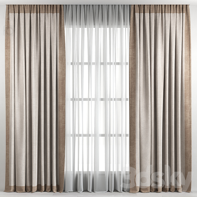 Curtain 3DSMax File - thumbnail 1