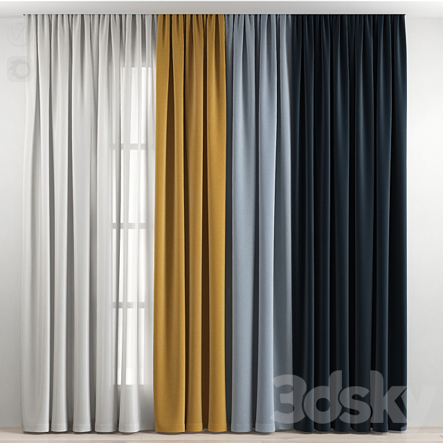 Curtain 3DSMax File - thumbnail 1