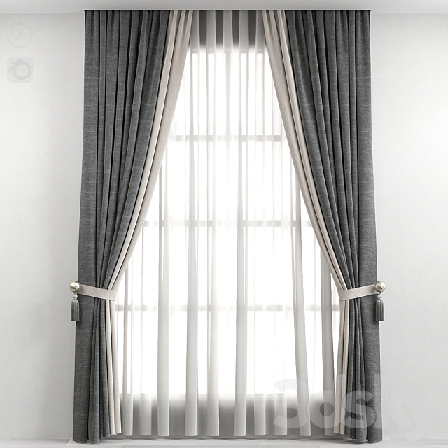 Curtain 3DSMax File - thumbnail 1