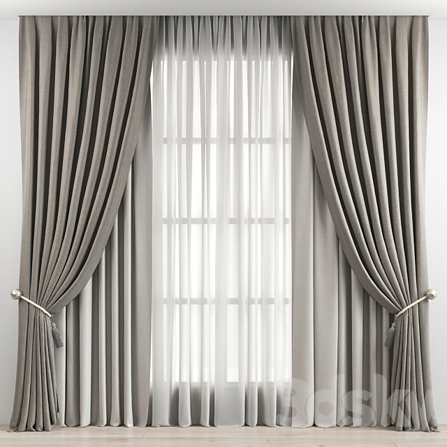 Curtain 3DSMax File - thumbnail 1