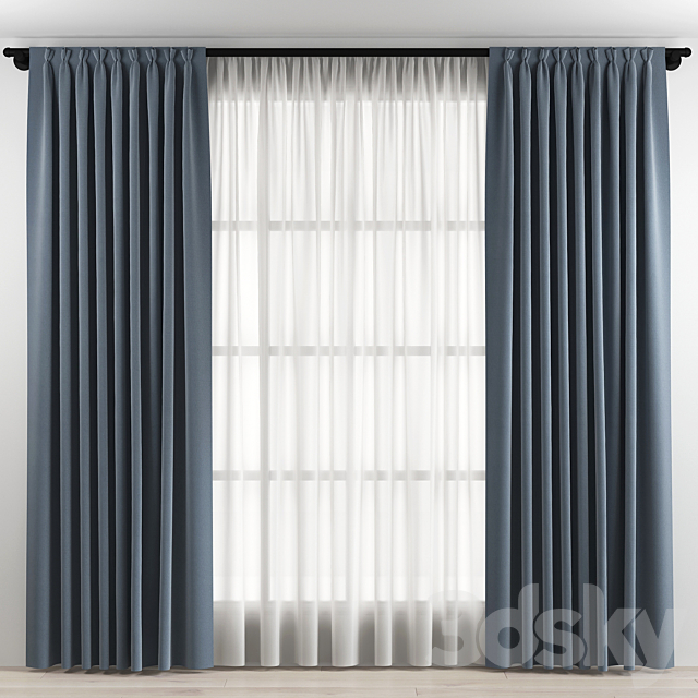 Curtain 3DSMax File - thumbnail 1