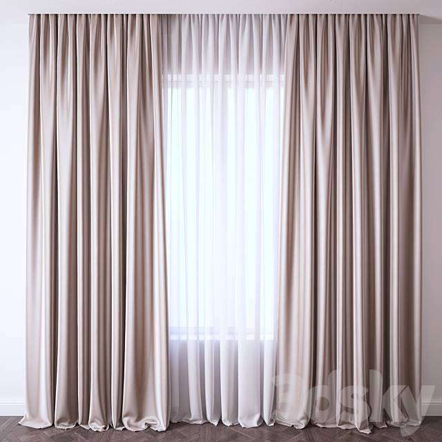 Curtain 3DSMax File - thumbnail 1