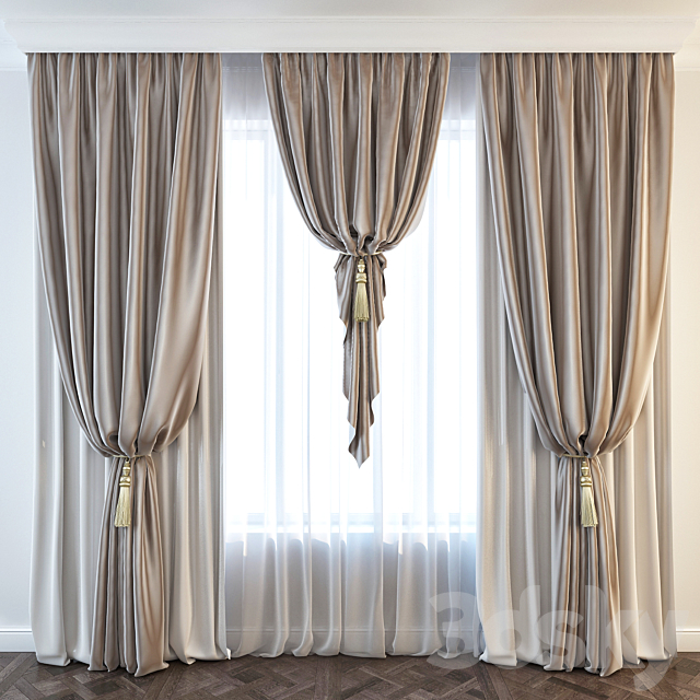 Curtain 3DSMax File - thumbnail 1