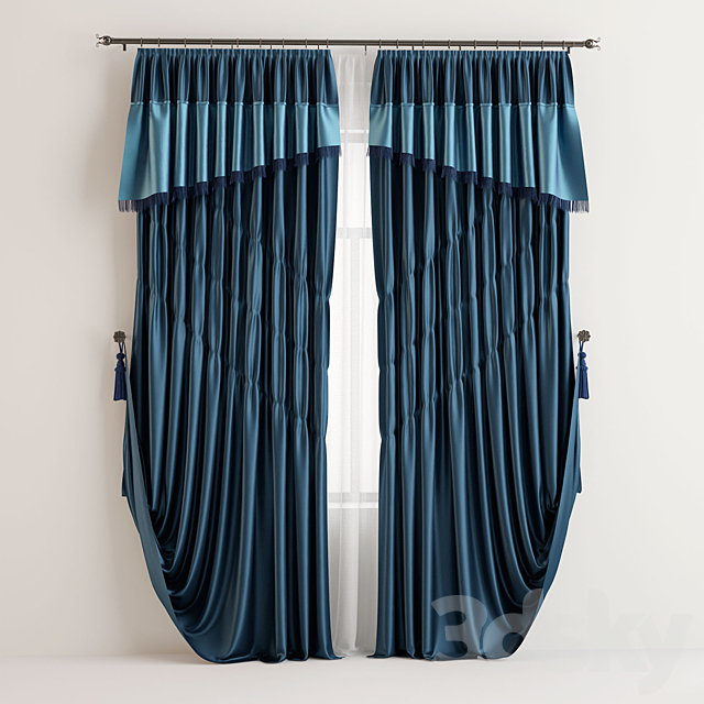 Curtain 3DSMax File - thumbnail 1