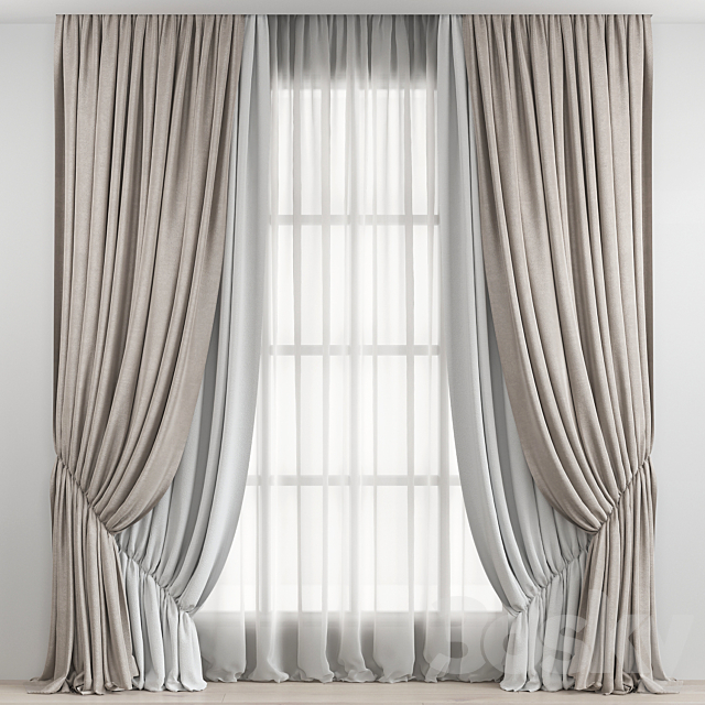 Curtain 3DSMax File - thumbnail 1