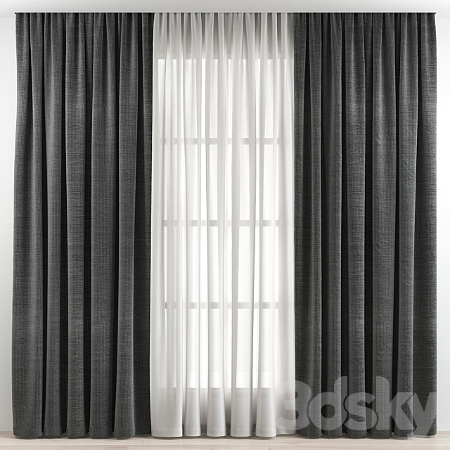 Curtain 3DSMax File - thumbnail 1