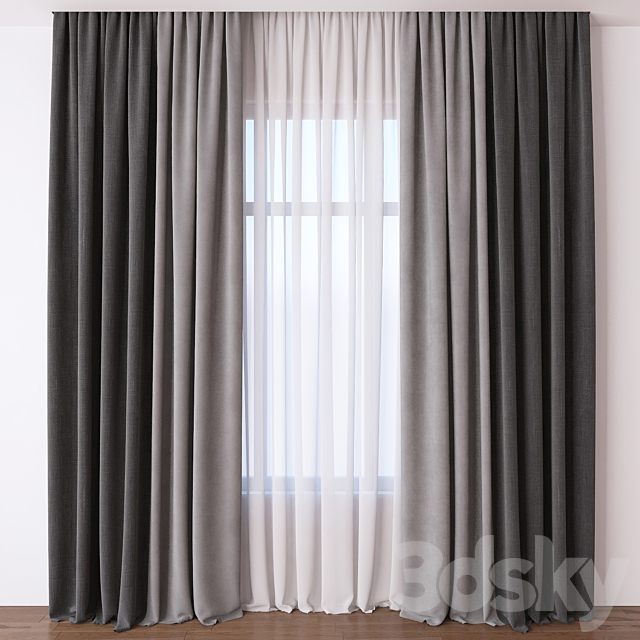 Curtain 3DSMax File - thumbnail 1