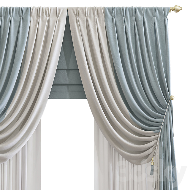 Curtain #4 3DSMax File - thumbnail 2