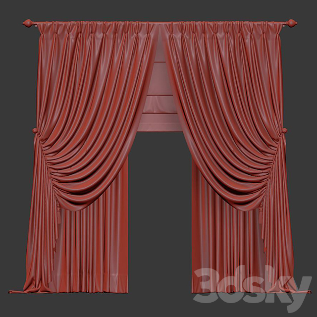 Curtain #4 3DSMax File - thumbnail 4