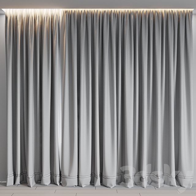 curtain 4 3DSMax File - thumbnail 2