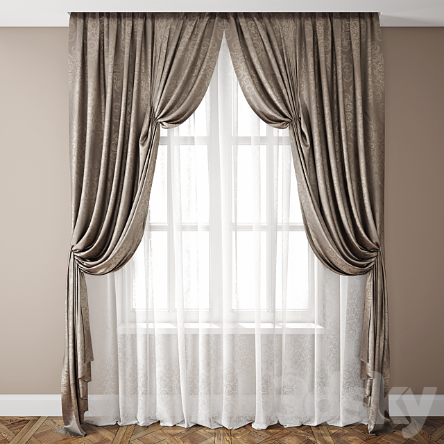 Curtain 40 3DSMax File - thumbnail 1