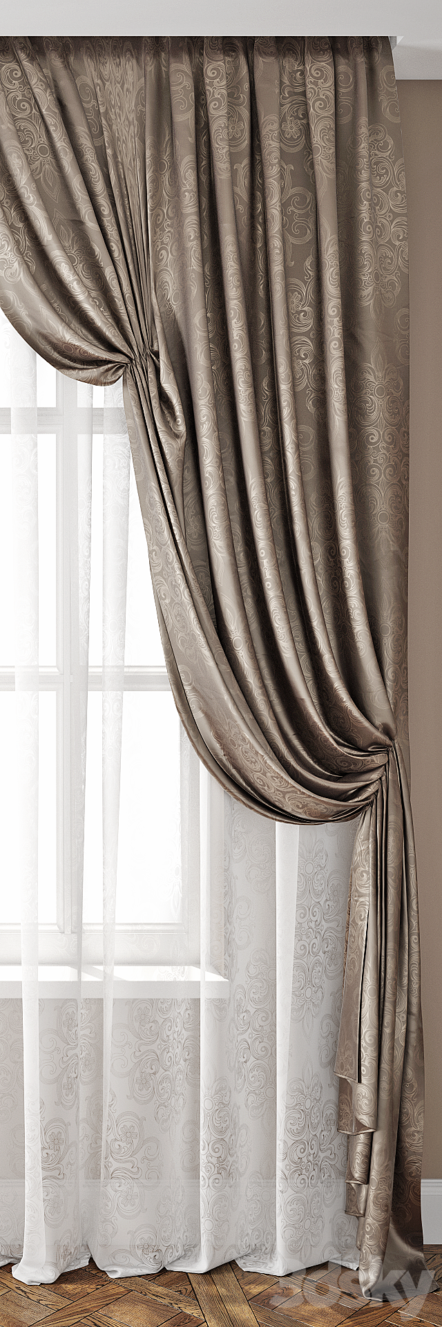 Curtain 40 3DSMax File - thumbnail 2