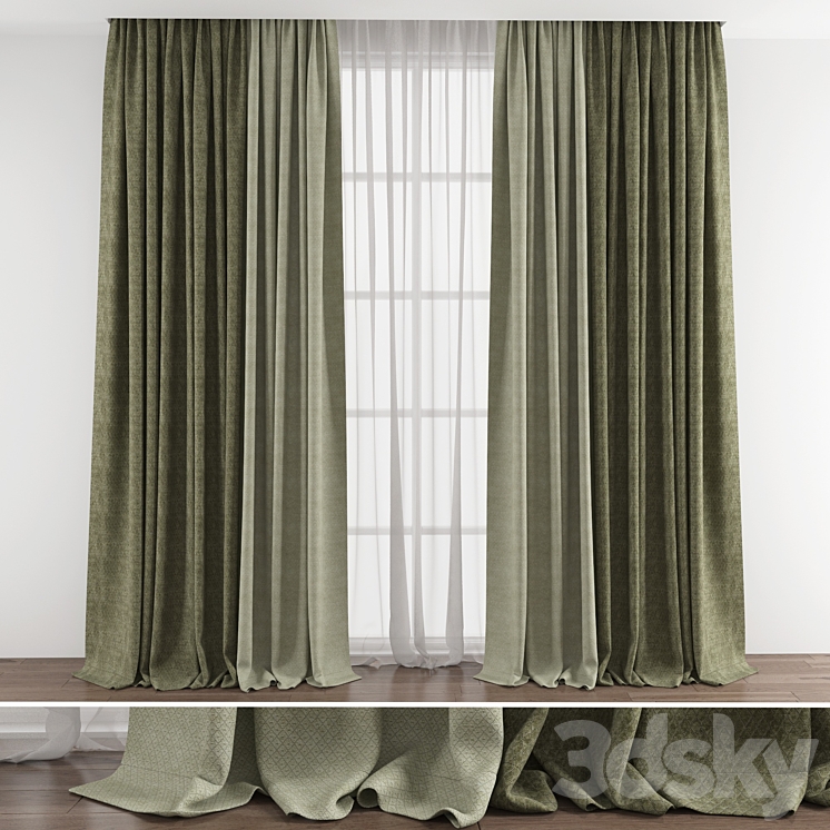 Curtain 400 3DS Max - thumbnail 1