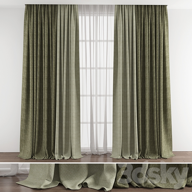 Curtain 400 3DSMax File - thumbnail 1